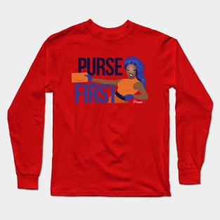 Bob Purse first from Drag Race Long Sleeve T-Shirt